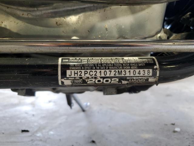 2002 HONDA VT600 C JH2PC21072M310438