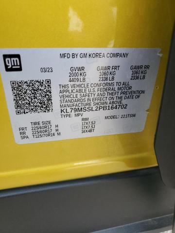 2023 CHEVROLET TRAILBLAZE - KL79MSSL2PB164702