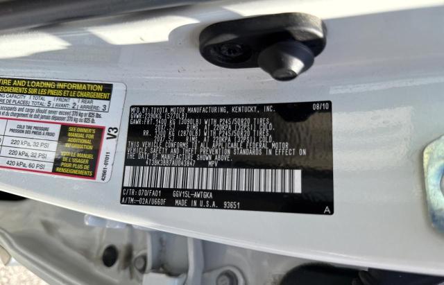 2010 TOYOTA VENZA - 4T3BK3BB7AU043847