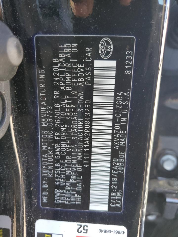 TOYOTA CAMRY SE NIGHT SHADE