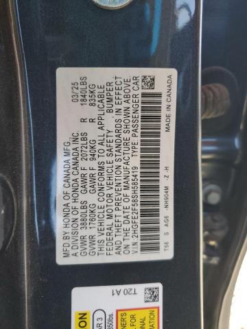 2025 HONDA CIVIC SPORT 2HGFE2F58SH585419
