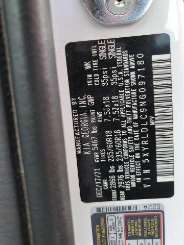 2022 KIA SORENTO S - 5XYRLDLC9NG097180