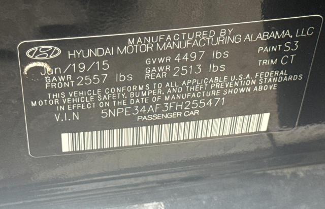 2015 HYUNDAI SONATA SPO - 5NPE34AF3FH255471