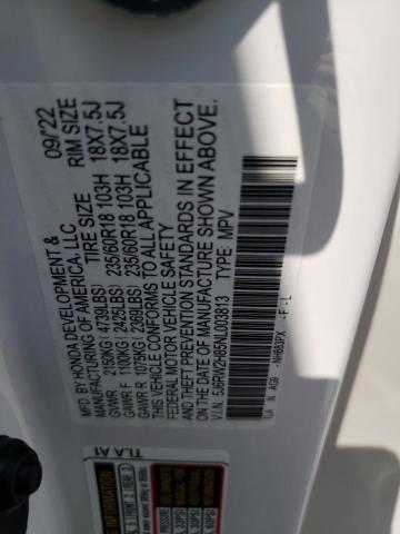 2022 HONDA CR-V EXL - 5J6RW2H85NL003813