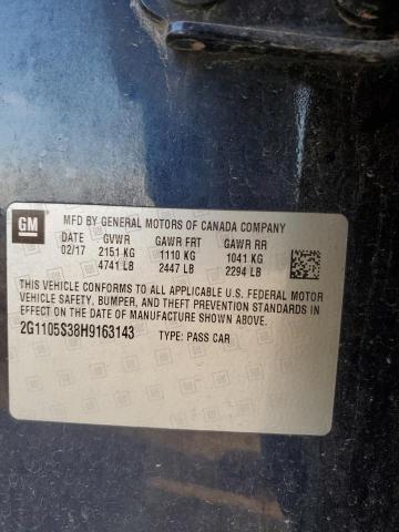 2017 CHEVROLET IMPALA LT 2G1105S38H9163143