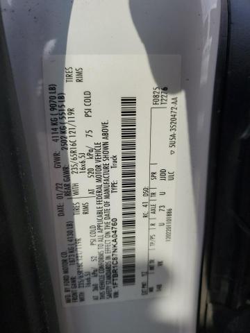2022 FORD TRANSIT T- 1FTBR1C87NKA04760
