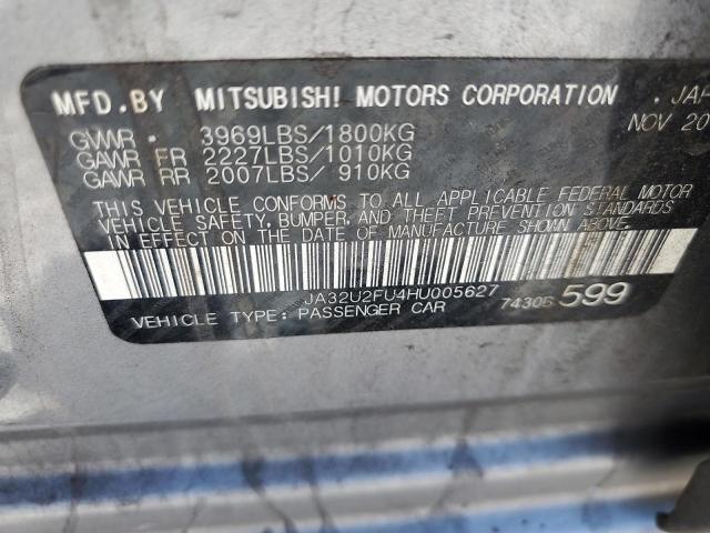 2017 MITSUBISHI LANCER ES JA32U2FU4HU005627