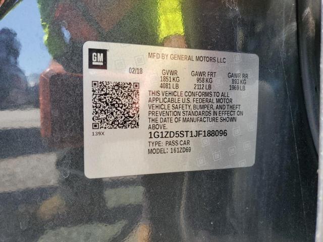 2018 CHEVROLET MALIBU HYB - 1G1ZD5ST1JF188096