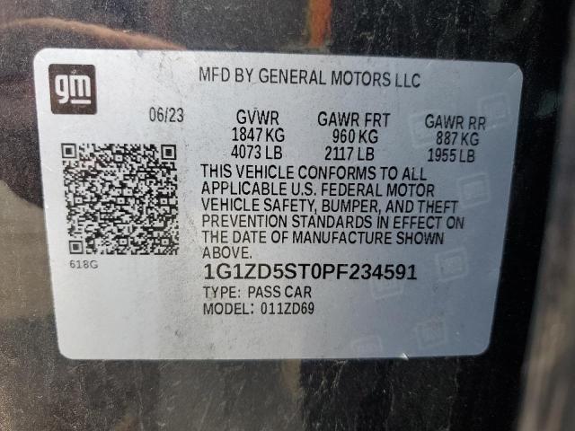 2023 CHEVROLET MALIBU LT 1G1ZD5ST0PF234591