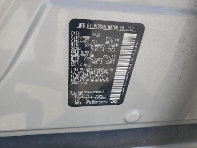 2020 INFINITI QX80 LUXE #3292542695