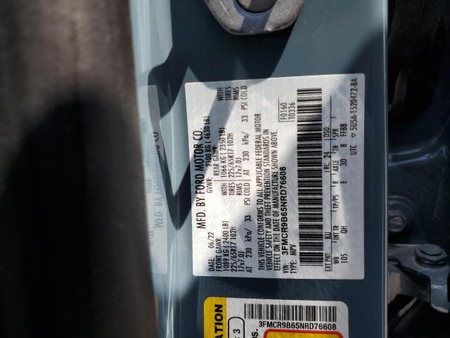 2022 FORD BRONCO SPO - 3FMCR9B65NRD76608