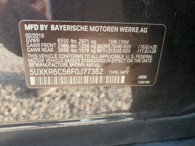 2015 BMW X5 XDRIVE5 5UXKR6C56F0J77362