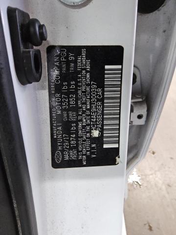 2017 HYUNDAI ACCENT SE KMHCT4AE9HU300397
