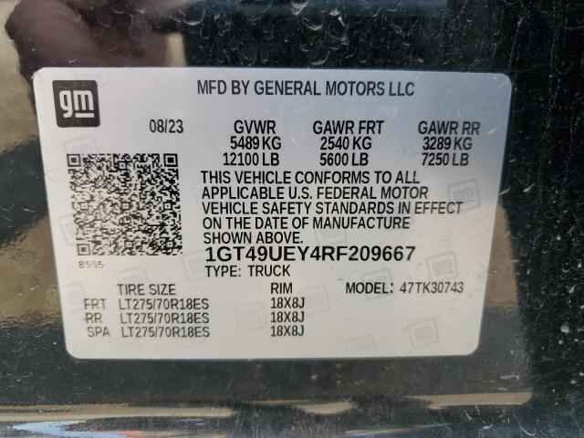 2024 GMC SIERRA K35 1GT49UEY4RF209667
