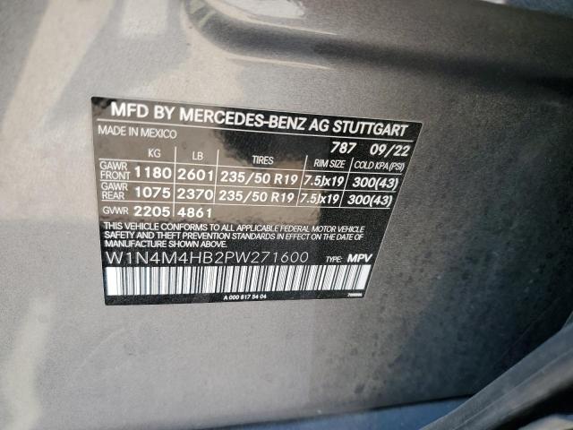 2023 MERCEDES-BENZ GLB 250 4MATIC W1N4M4HB2PW271600