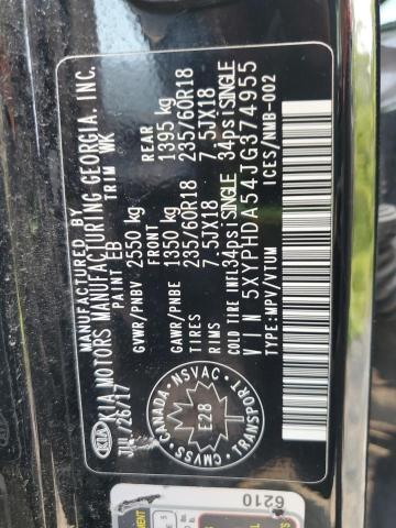 2018 KIA SORENTO EX - 5XYPHDA54JG374955