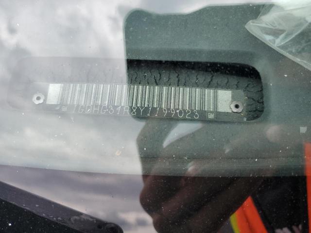 2000 GMC SAVANA CUT #3291295468