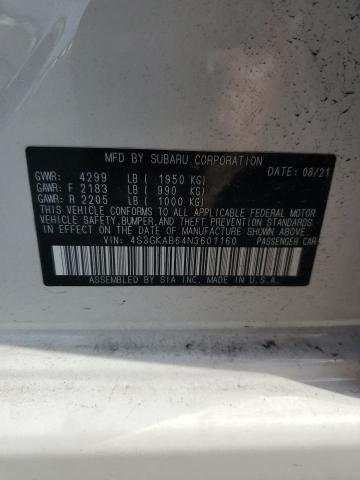 2022 SUBARU IMPREZA 4S3GKAB64N3601160