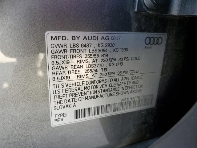 WA1LHAF75JD001505 2018 AUDI Q7, photo no. 13