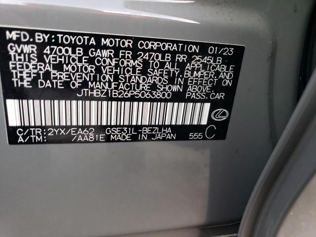 2023 LEXUS IS 350 F S JTHBZ1B26P5063800