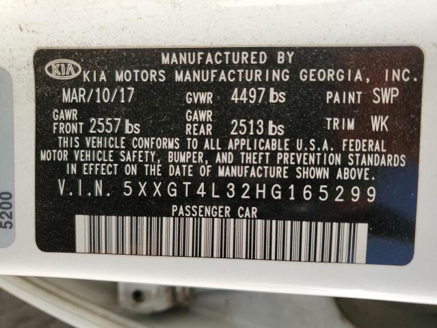 5XXGT4L32HG165299 KIA Optima Lx