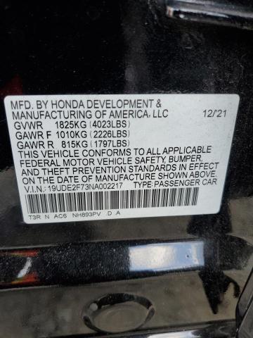 19UDE2F73NA002217 Acura Ilx Premium