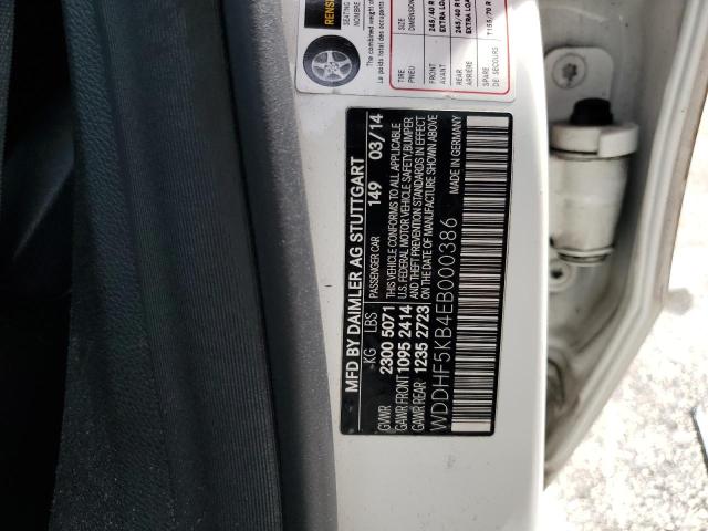 WDDHF5KB4EB000386 Mercedes-Benz E 350