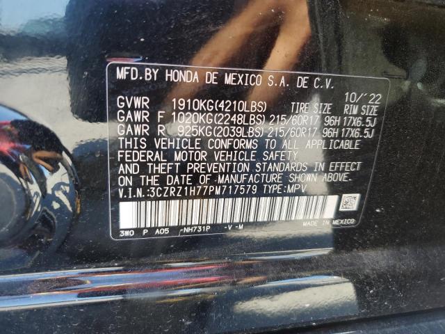 3CZRZ1H77PM717579 | 2023 HONDA HR-V EXL