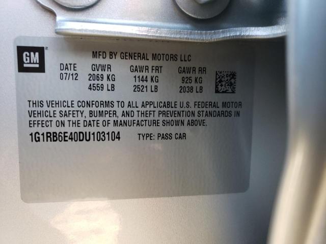 VIN 1G1RB6E40DU103104 2013 Chevrolet Volt no.12