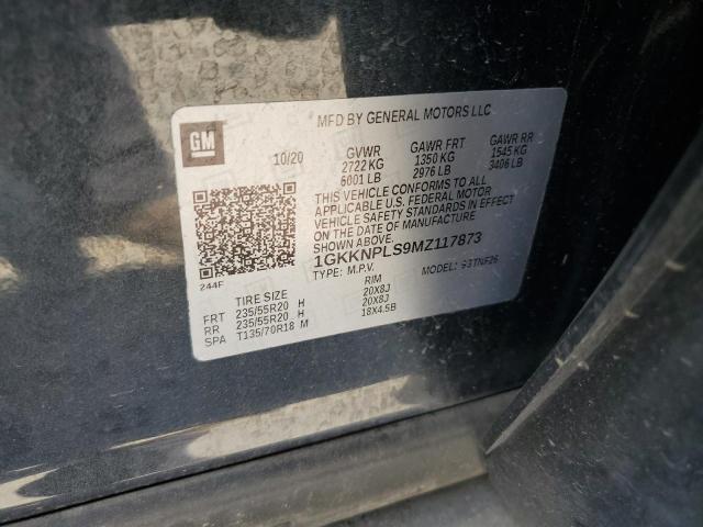 1GKKNPLS9MZ117873 GMC Acadia Denali