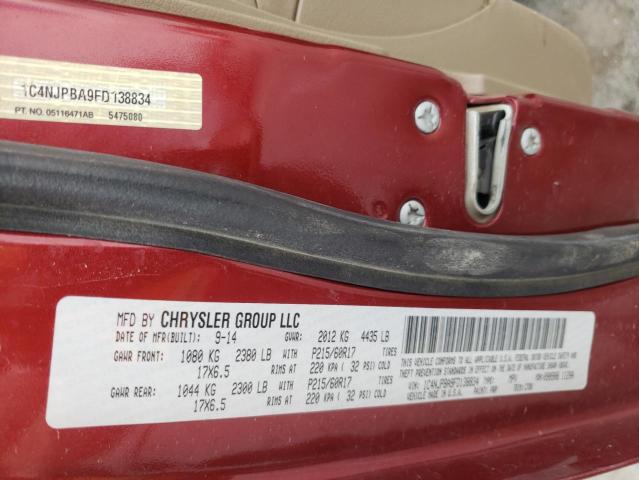 1C4NJPBA9FD138834 Jeep Patriot Sport