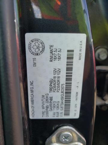 5J8TB4H59GL803575 Auction: COPART CANADA Lot: 66883883 Location: ONTARIO AUCTION 5J8TB4H59GL803575 ACURA RDX 2016 GRAY Photo 13