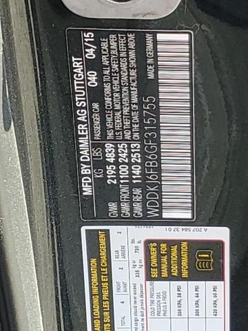2016 MERCEDES-BENZ E 400 - WDDKJ6FB6GF315755