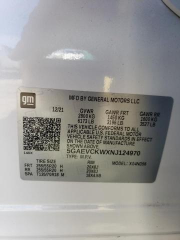 2022 BUICK ENCLAVE AV - 5GAEVCKWXNJ124970