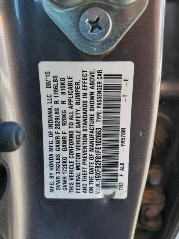 2015 HONDA CIVIC EX - 19XFB2F81FE102663