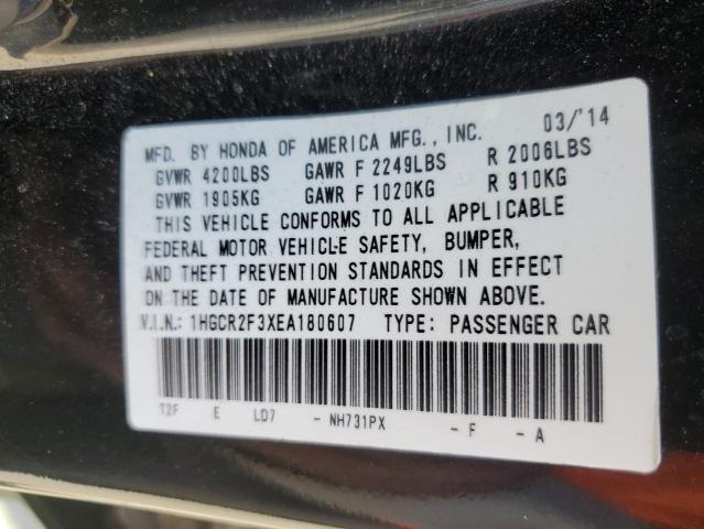 1HGCR2F3XEA180607 Honda ACCORD LX