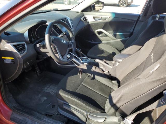 VIN: KMHTC6AD5FU233717 Auction: COPART Lot: 66857883 Location: PA - PITTSBURGH NORTH KMHTC6AD5FU233717 HYUNDAI VELOSTER 2015 RED Photo 7
