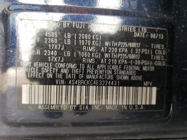 4S4BRCKC4E3224431 Subaru Outback 2.5i Limited