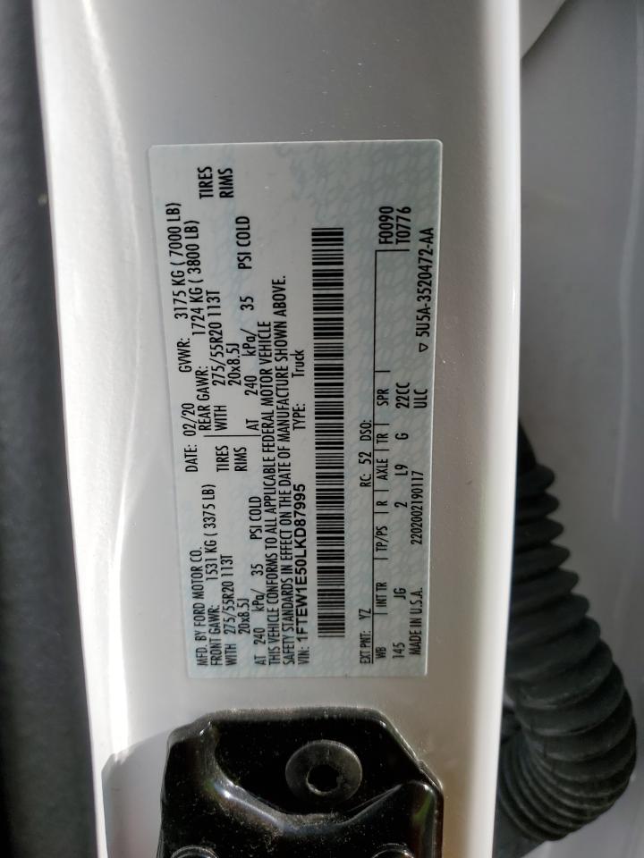 1FTEW1E50LKD87995 FORD F-150 2020