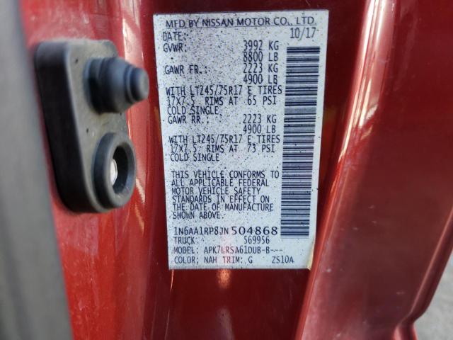 1N6AA1RP8JN504868 Nissan TITAN XD S