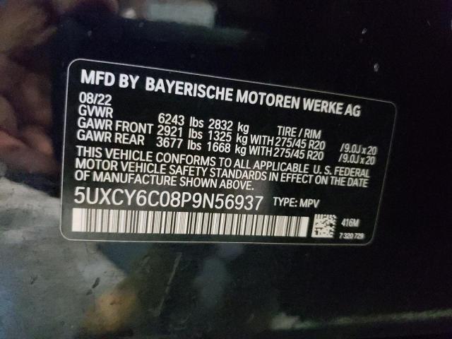 VIN 5UXCY6C08P9N56937 2023 BMW X6, Xdrive40I no.13