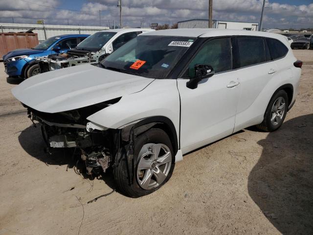 VIN 5TDZZRAH2NS556093 2022 Toyota Highlander, L no.1