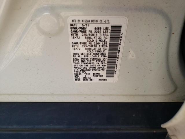 JN8AT2MT6HW153748 Nissan ROGUE S