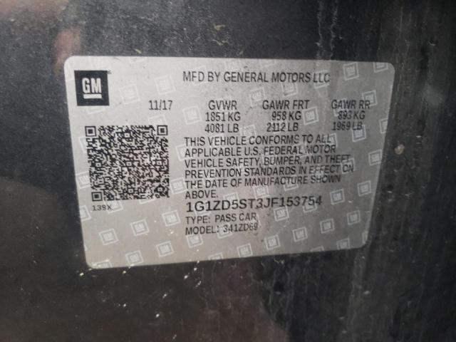 1G1ZD5ST3JF153754 Chevrolet MALIBU LT