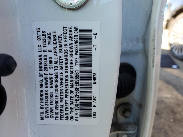 19XFB2F58FE096561 Honda Civic Lx