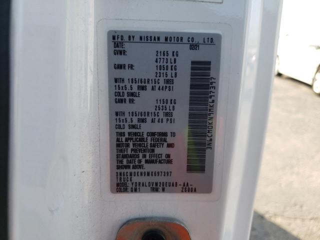 3N6CM0KN9MK697397 Nissan NV200 2.5S