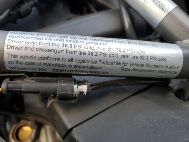 2013 DUCATI MULTISTRAD ZDM12BSW5DB003793