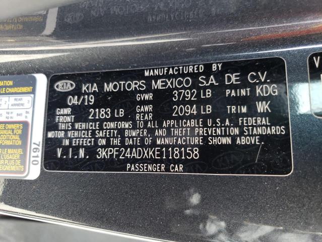 3KPF24ADXKE118158 Kia Forte FE 13