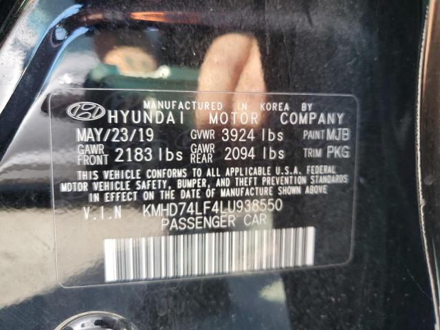 KMHD74LF4LU938550 Hyundai Elantra SE 10