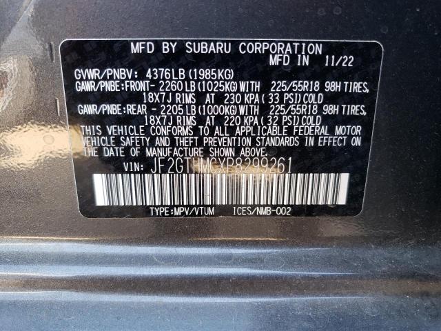 JF2GTHMCXP8299261 Subaru Crosstrek Limited